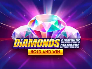 Diamonds Diamonds Diamonds Hold and Win screenshot
